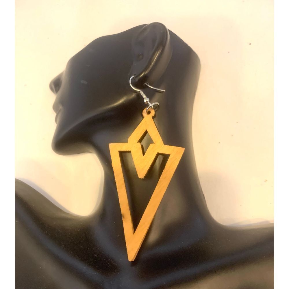 Wooden Fashion Earrings 